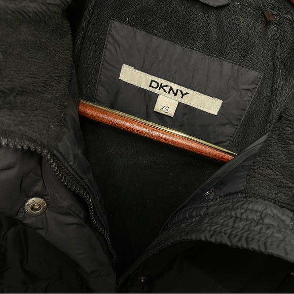 DKNY Down-filled Coat, Black, XS - Picture 7 of 13